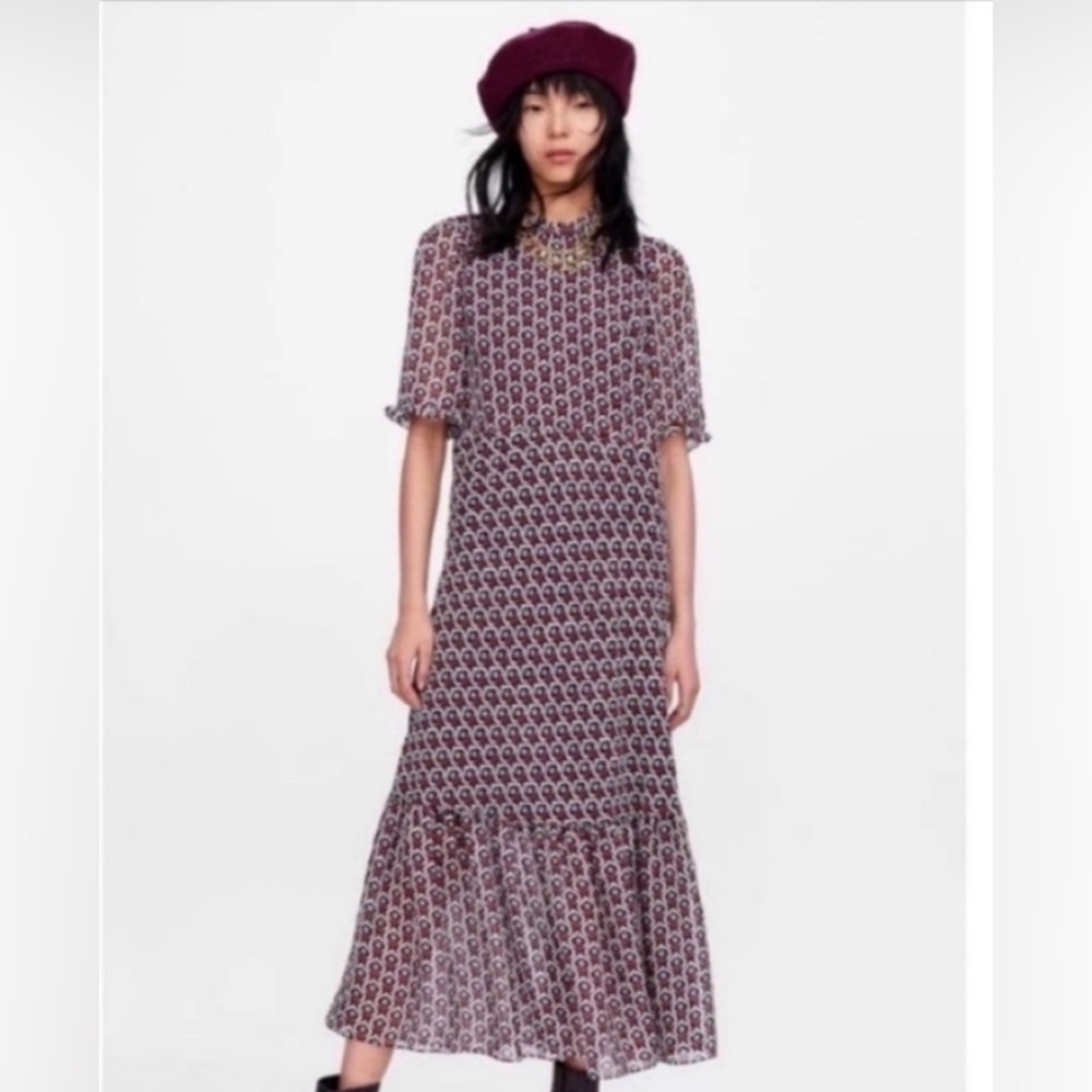 Zara midi dress. Woman Large